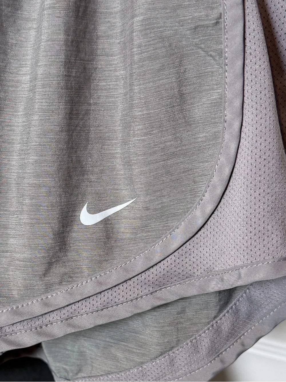 Nike Dri-FIT Gray Running Athletic Shorts Women’s Medium